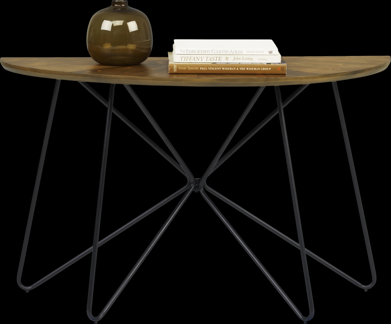 Galvin Brown Sofa Table - Thumbnail - Image 2