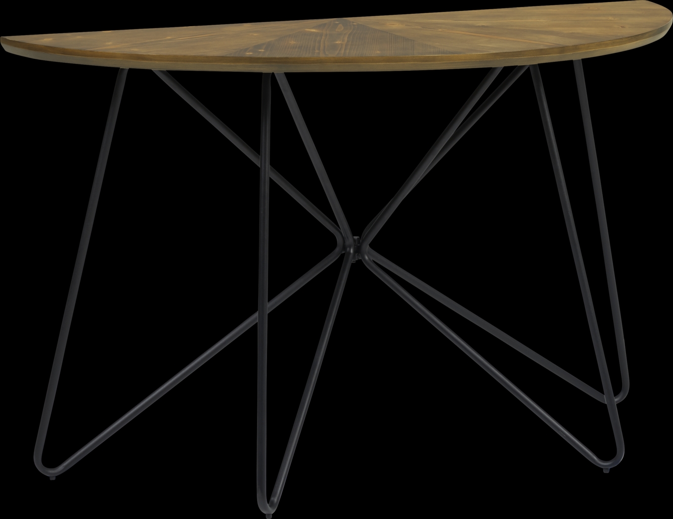 Galvin Brown Sofa Table - Thumbnail - Image 1
