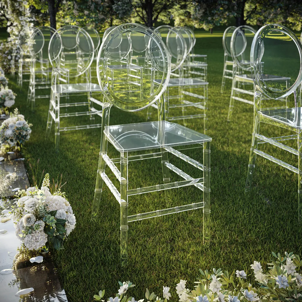 Galvo Clear Dining Chair, Set of 4 - Thumbnail - Image 2
