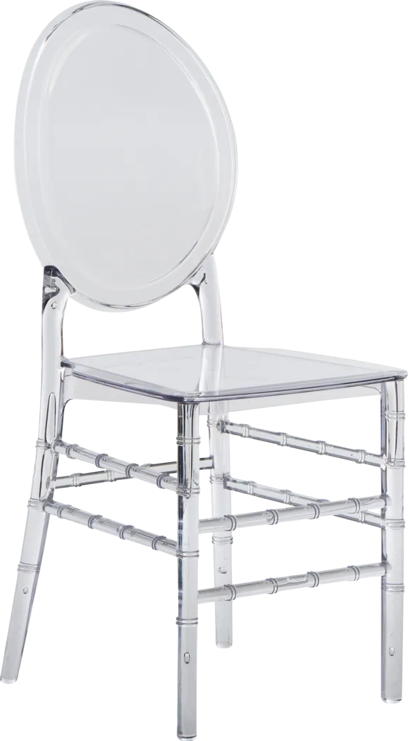 Galvo Clear Dining Chair, Set of 4 - Thumbnail - Image 1