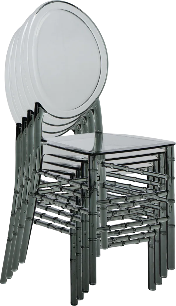Galvo Gray Dining Chair, Set of 4 - Thumbnail - Image 7