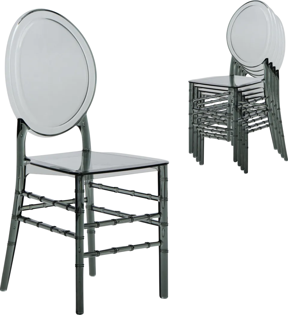 Galvo Gray Dining Chair, Set of 4 - Thumbnail - Image 8
