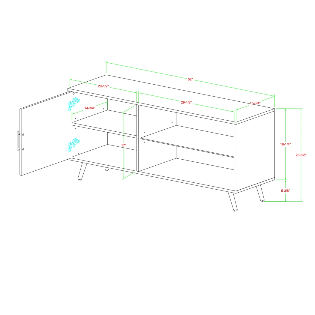Galwan Brown 52 in. Console - Image 6