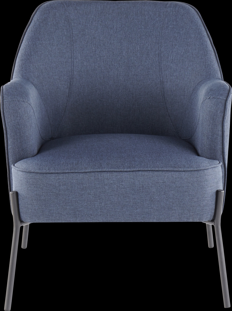 Gambetta Blue Accent Chair - Thumbnail - Image 3
