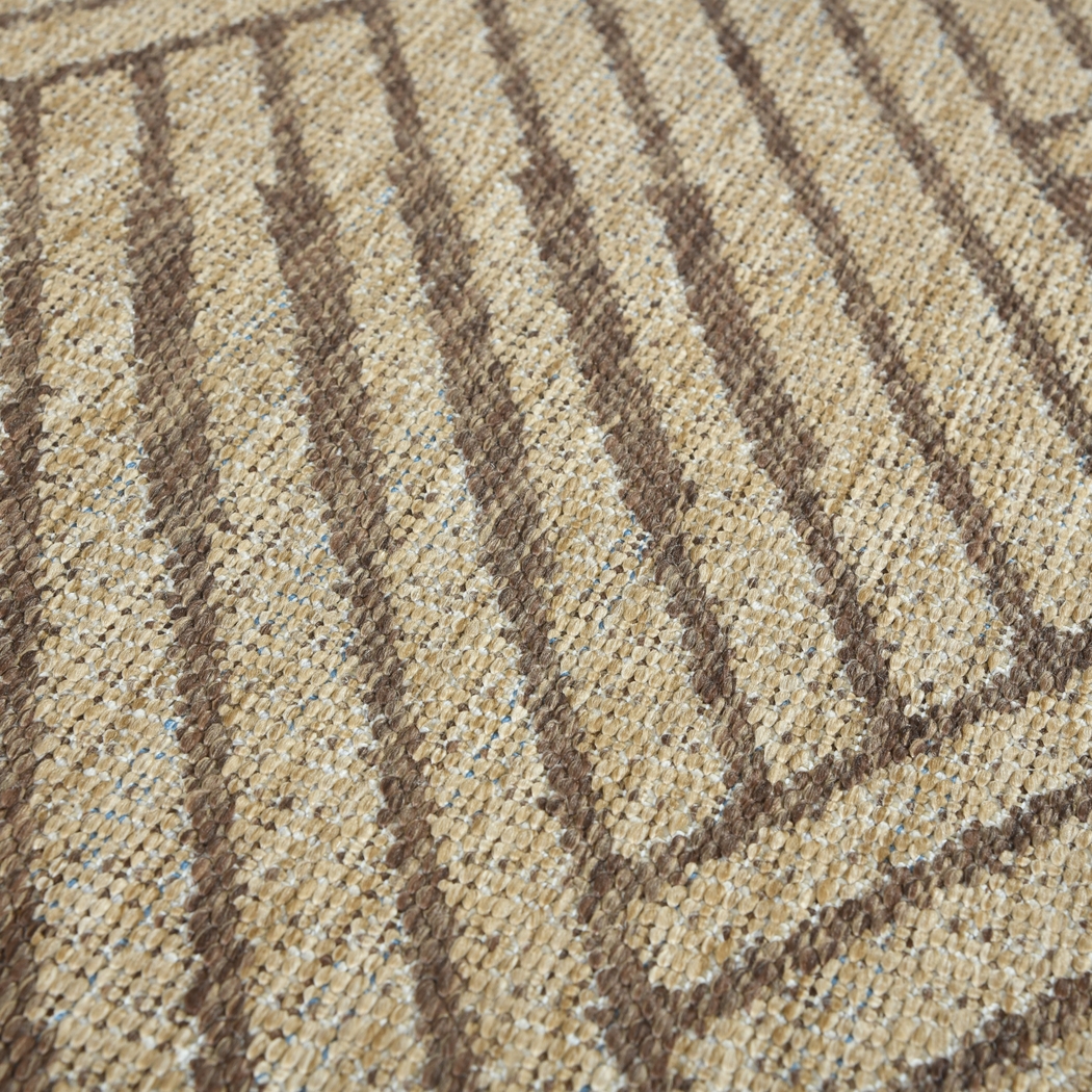 Gamuz Beige 5'3 x 8' Indoor/Outdoor Rug - Thumbnail - Image 6