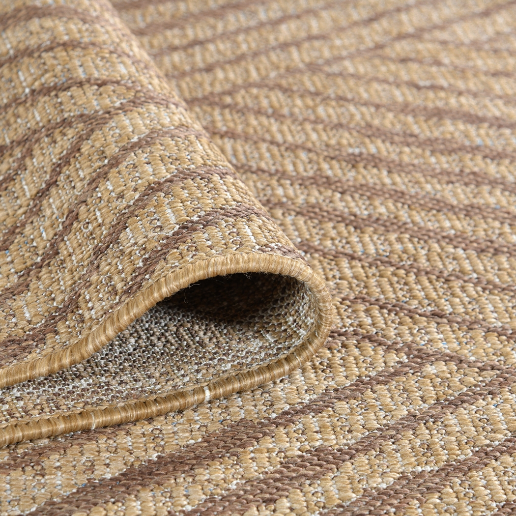 Gamuz Beige 5'3 x 8' Indoor/Outdoor Rug - Thumbnail - Image 9