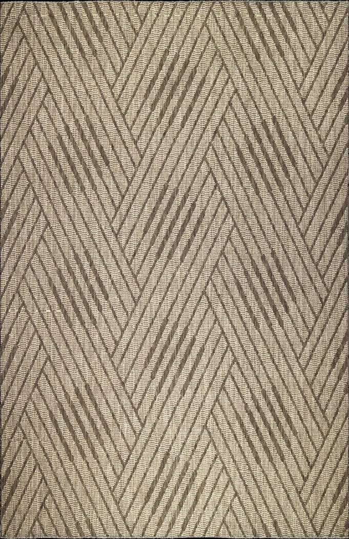 Gamuz Beige 5'3 x 8' Indoor/Outdoor Rug - Thumbnail - Image 1