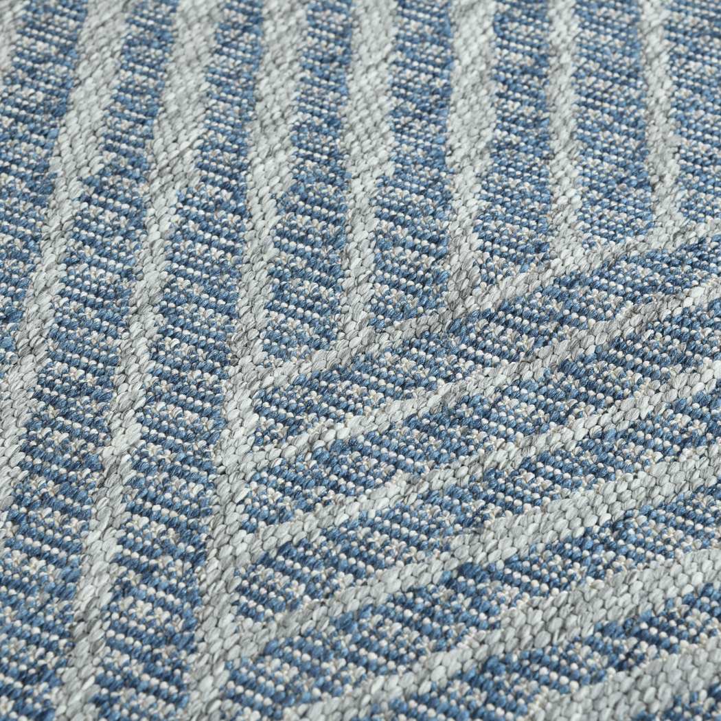 Gamuz Blue 8' x 10' Indoor/Outdoor Rug - Thumbnail - Image 5