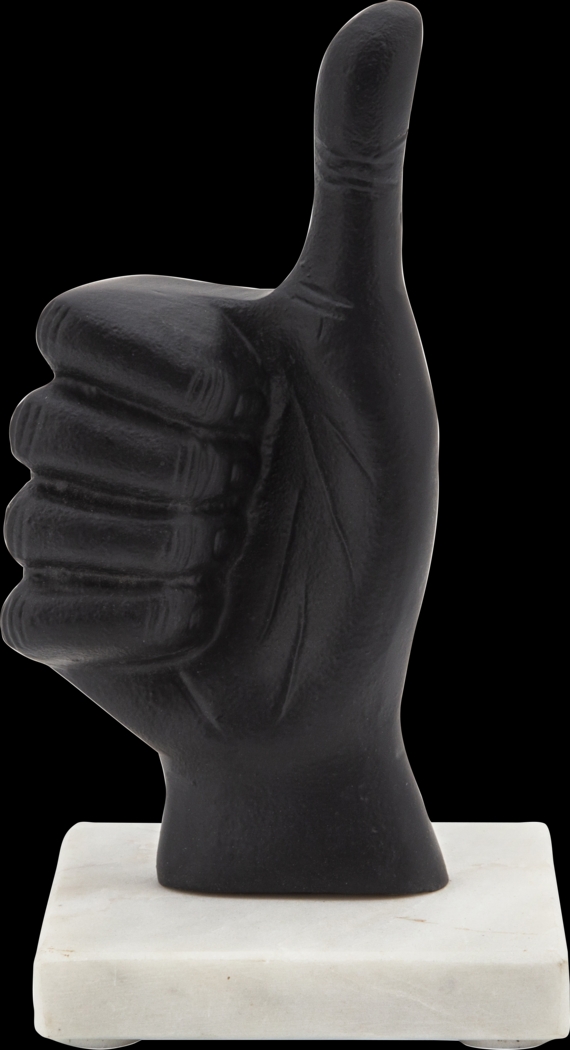 Gannam Black Sculpture - Thumbnail - Image 1