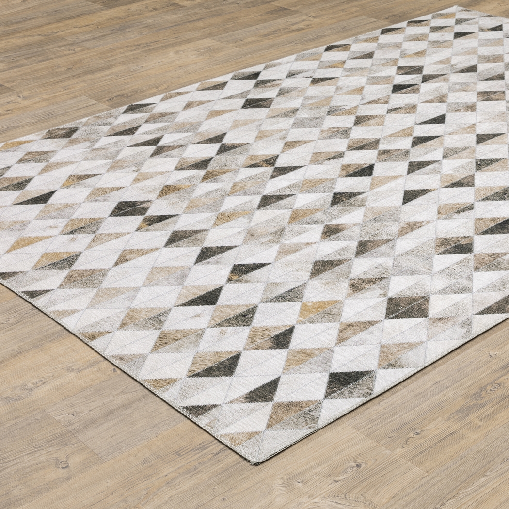Ganneston Beige 2' x 8'1 Rug - Thumbnail - Image 2