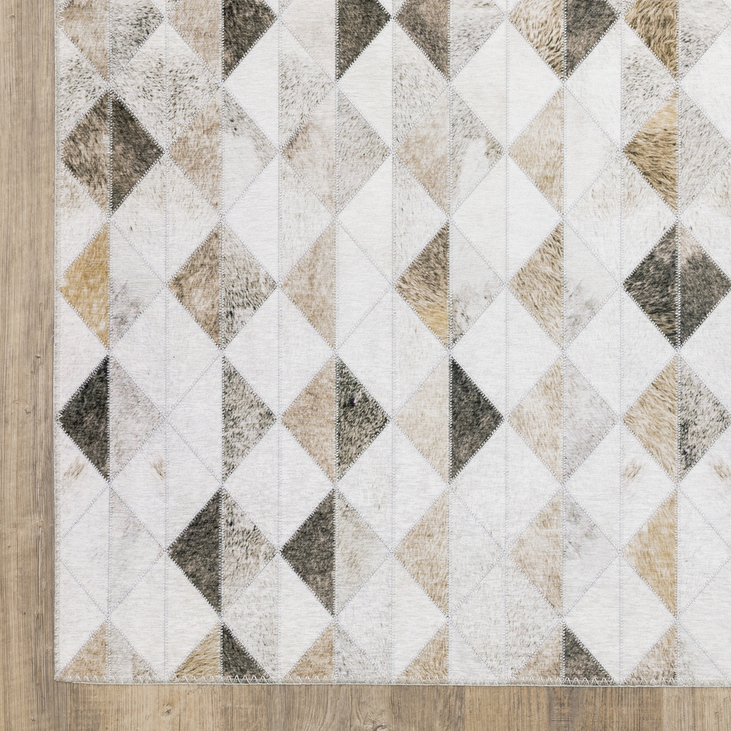 Ganneston Beige 2' x 8'1 Rug - Thumbnail - Image 4
