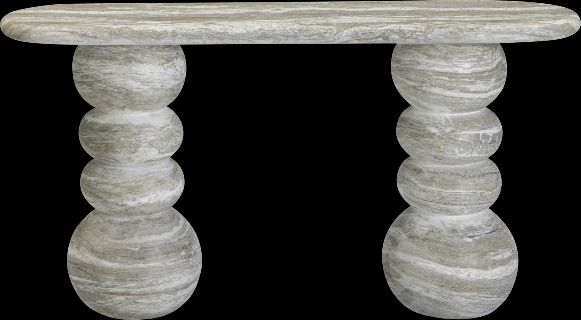 Ganrose Outdoor Gray Console Table - Thumbnail - Image 3