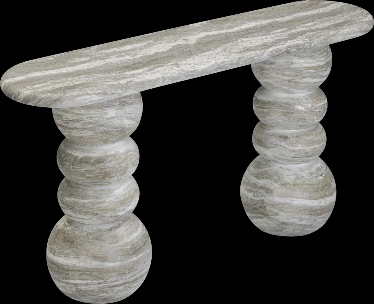 Ganrose Outdoor Gray Console Table - Thumbnail - Image 4