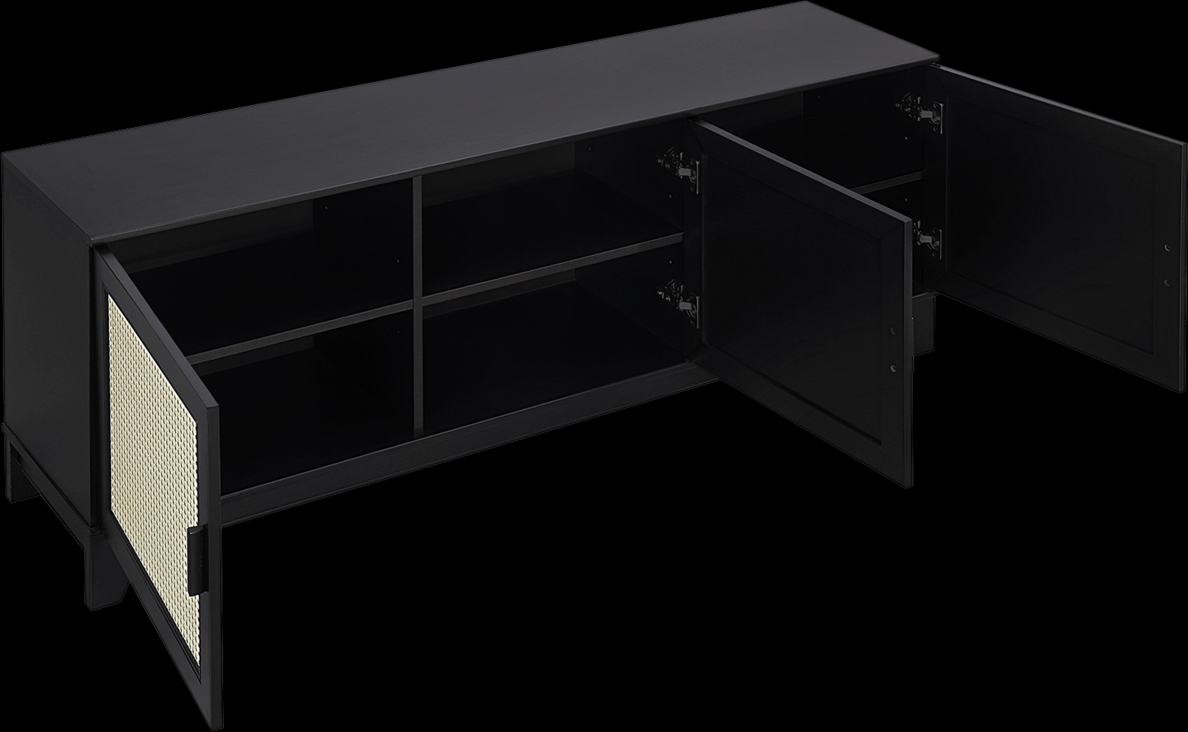 Gansons Black 63 in. Console - Thumbnail - Image 4