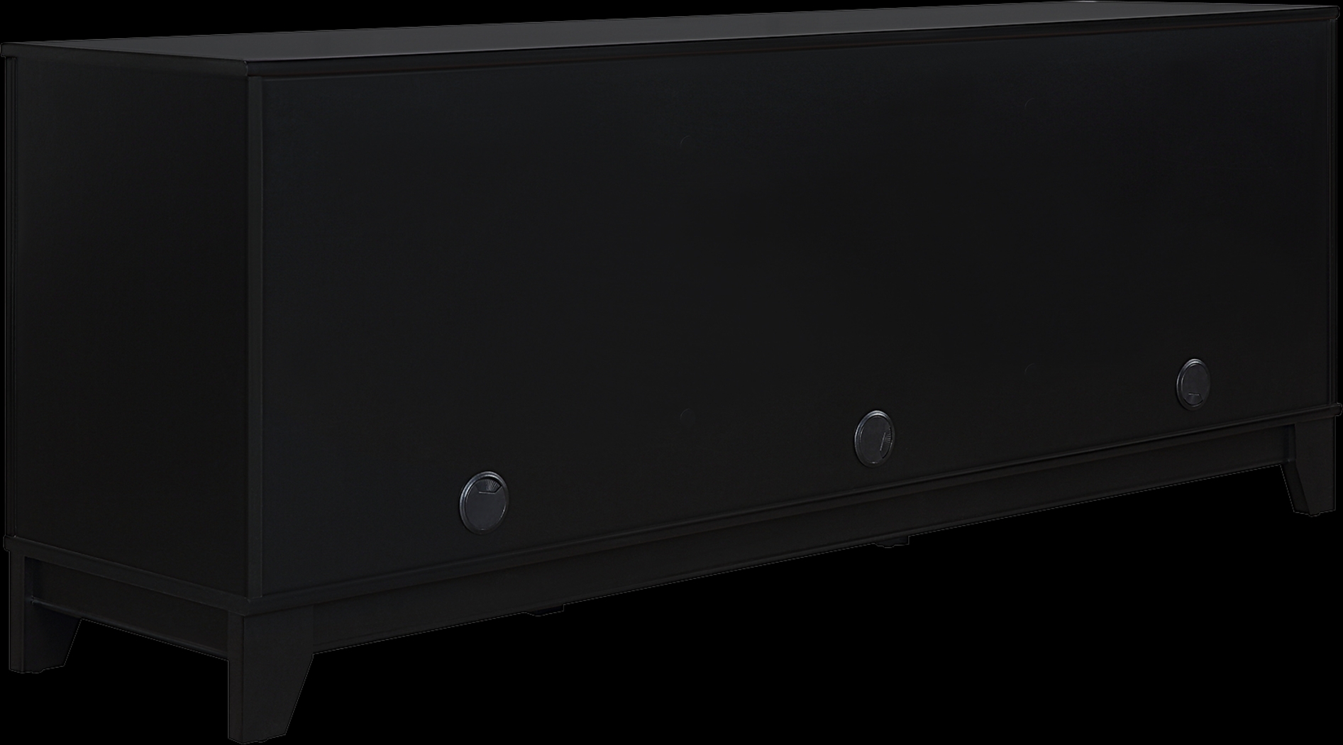 Gansons Black 63 in. Console - Thumbnail - Image 6