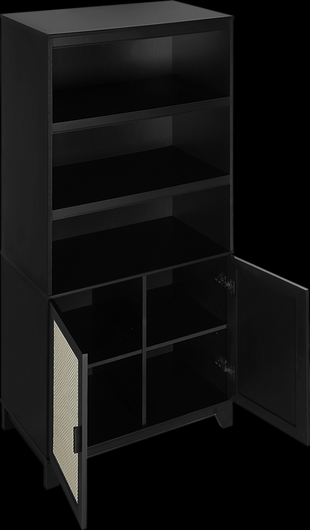Gansons Black Bookcase - Thumbnail - Image 3