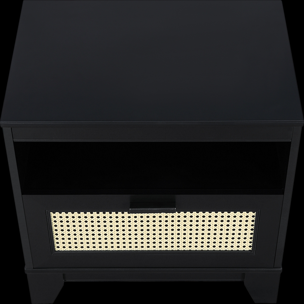 Gansons Black Nightstand - Thumbnail - Image 4