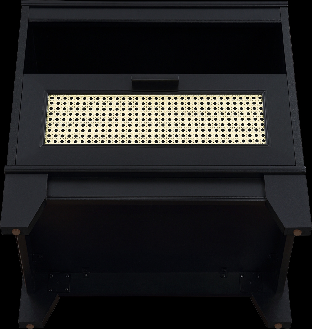 Gansons Black Nightstand - Thumbnail - Image 5