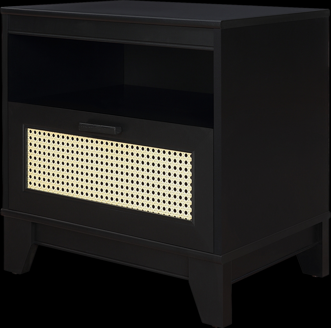 Gansons Black Nightstand - Thumbnail - Image 7