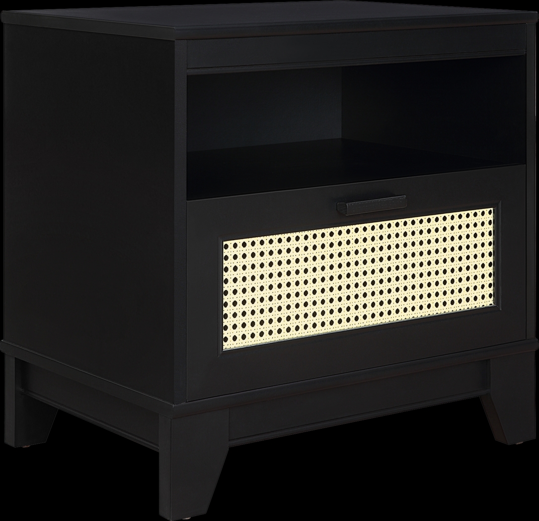 Gansons Black Nightstand - Thumbnail - Image 10