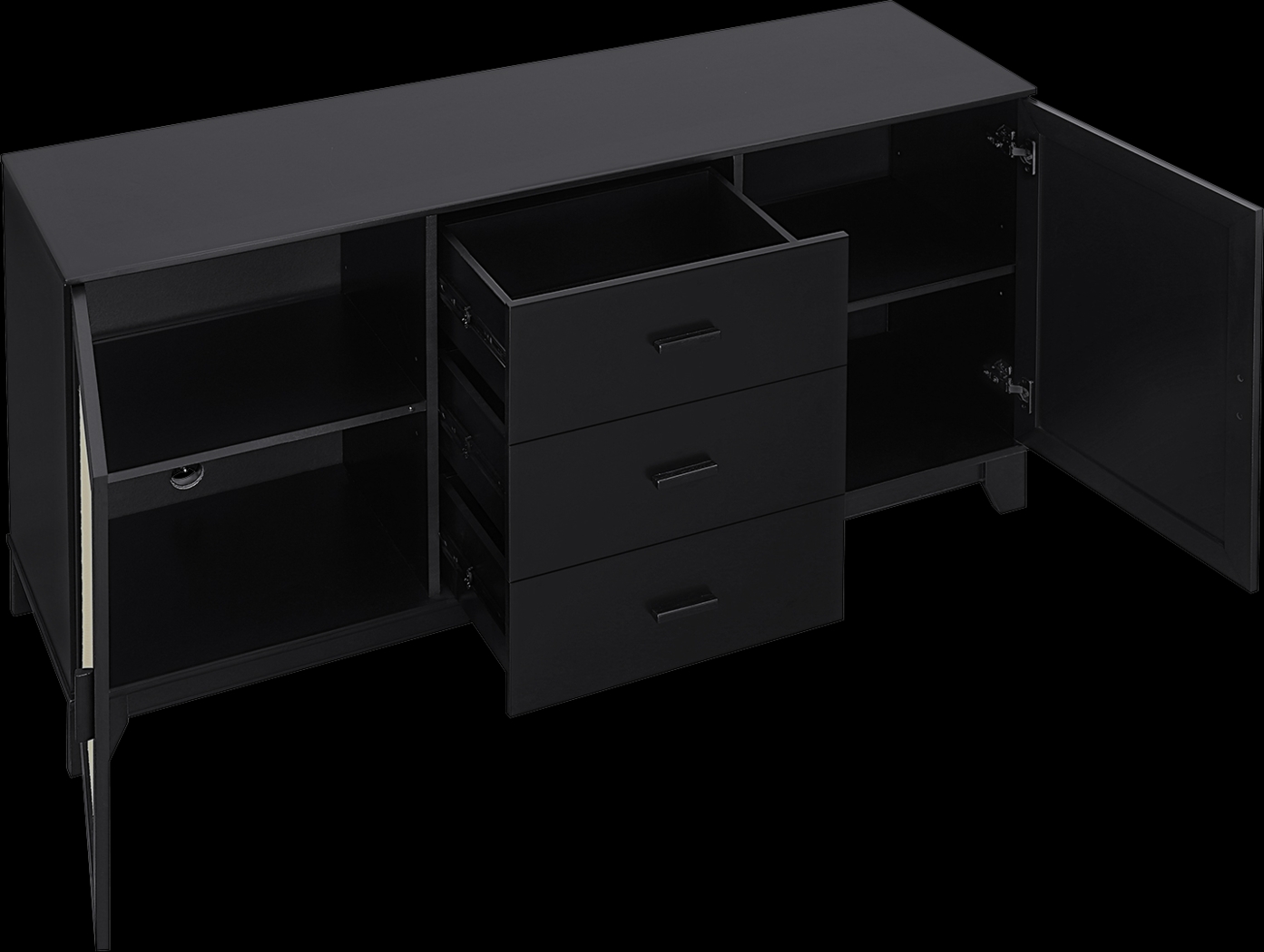 Gansons Black Sideboard - Thumbnail - Image 9
