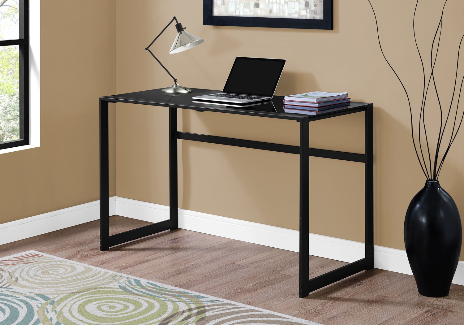 Ganymede Black Desk - Thumbnail - Image 2