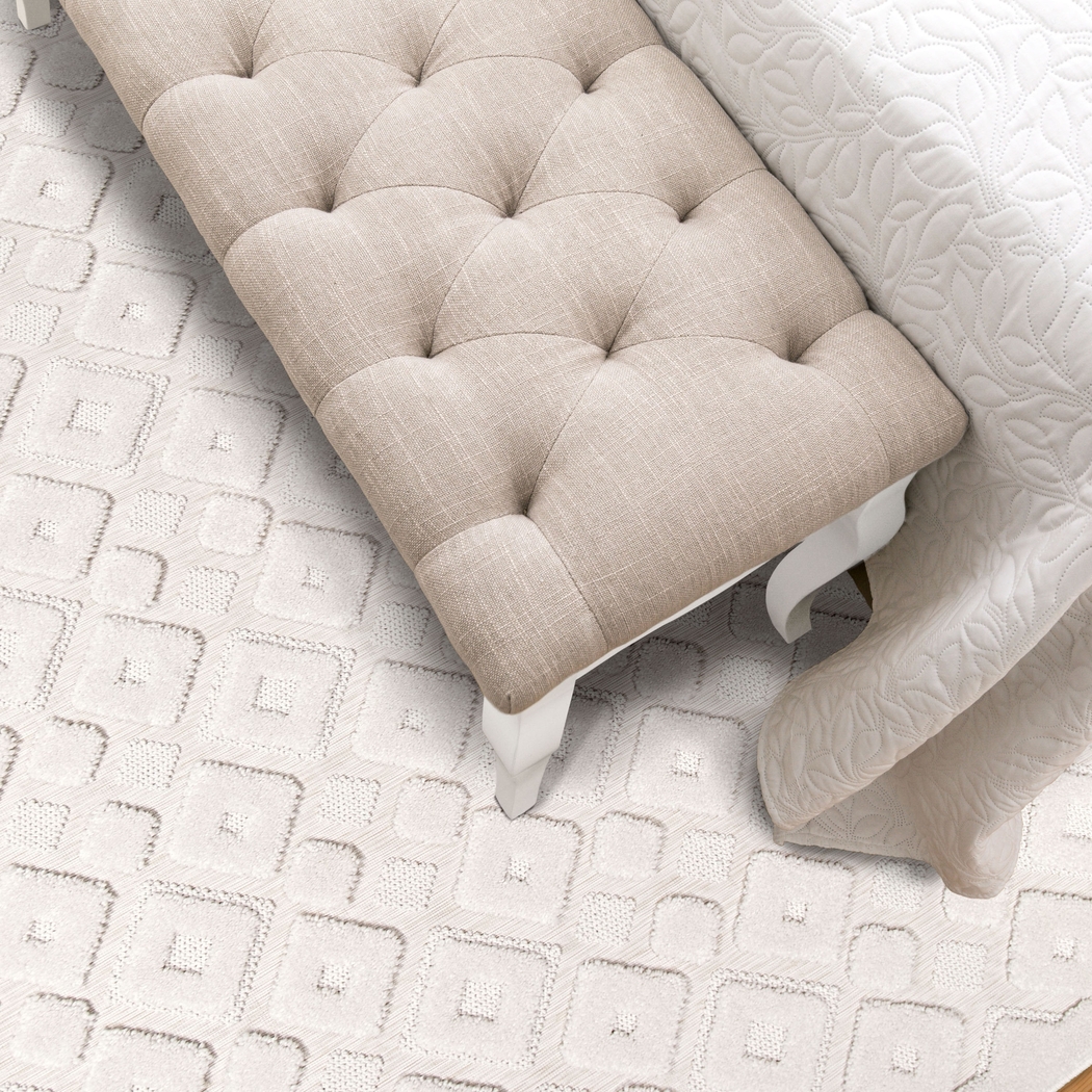 Gapland White 5'3 x 7'6 Rug - Thumbnail - Image 3