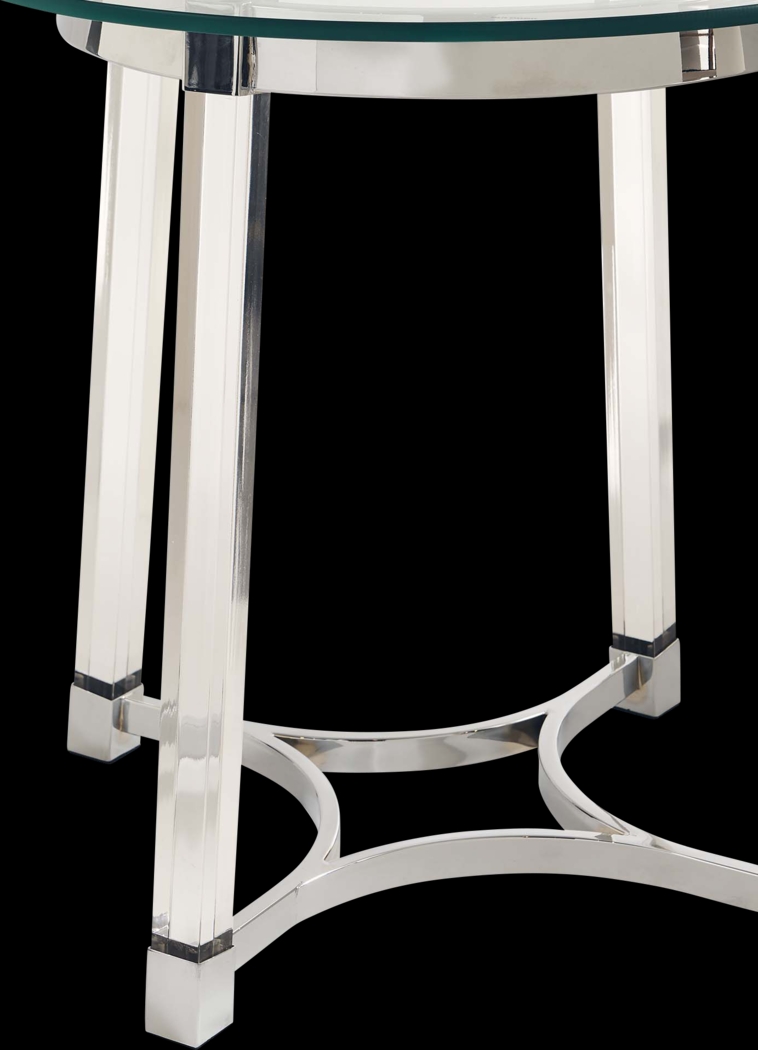 Gararai Clear End Table - Thumbnail - Image 6