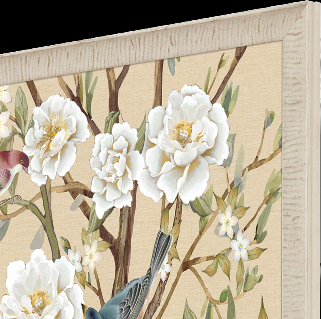 Garden of Flowers I White Framed Artwork - Thumbnail - Image 3