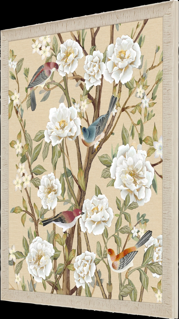 Garden of Flowers I White Framed Artwork - Thumbnail - Image 4