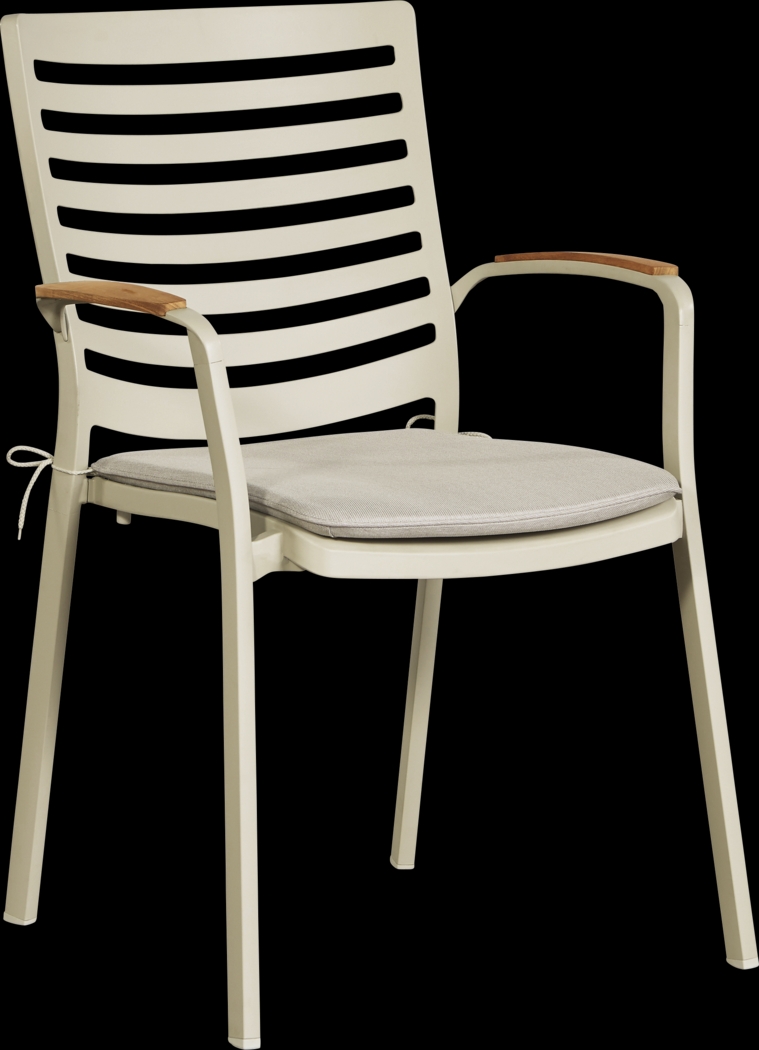 Garden View Sand 7 Pc Rectangle Outdoor Dining Set - Thumbnail - Image 6