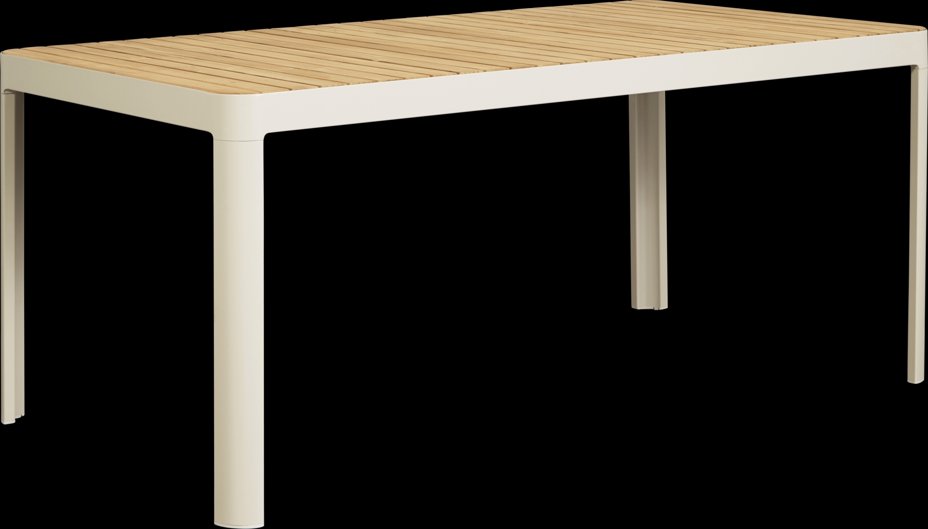 Garden View Sand 7 Pc Rectangle Outdoor Dining Set - Thumbnail - Image 2