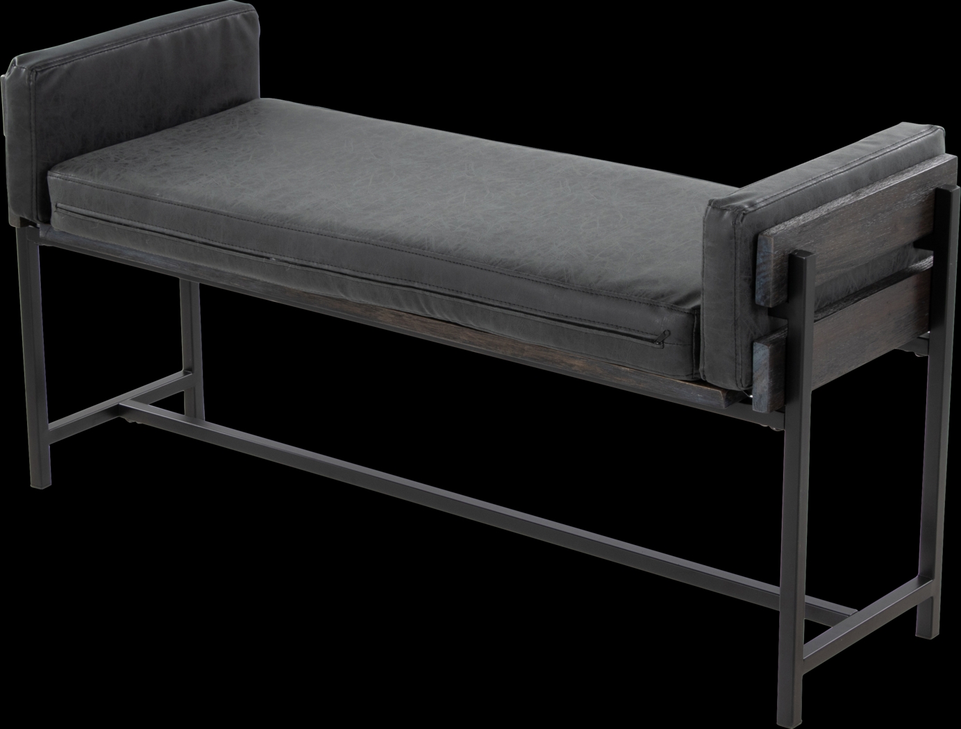 Gardencove II Black Bench - Thumbnail - Image 4