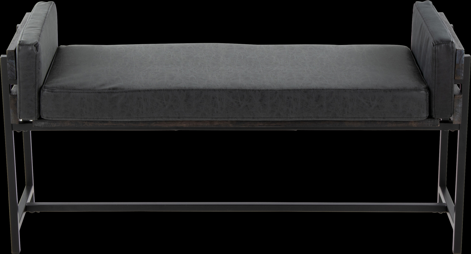 Gardencove II Black Bench - Thumbnail - Image 5