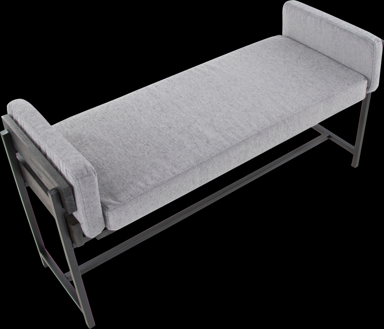 Gardencove II Gray Bench - Thumbnail - Image 6