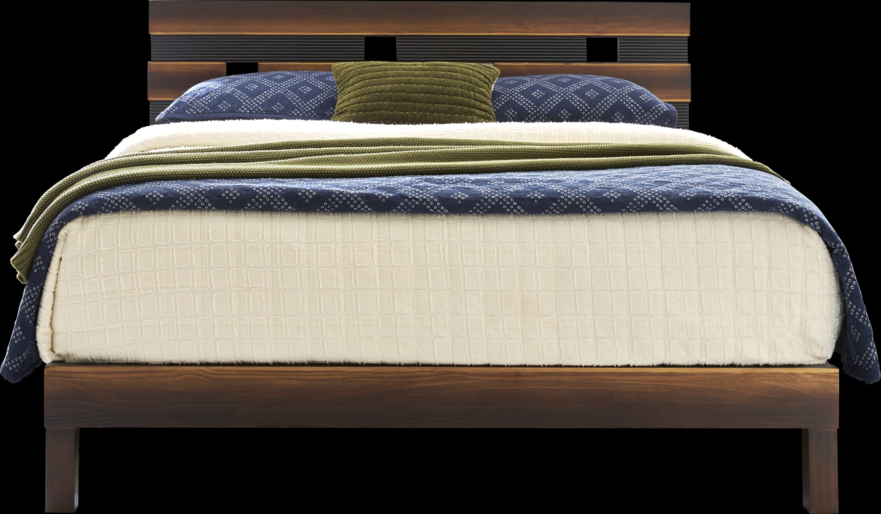 Gardenia Brown 5 Pc Queen Panel Bedroom - Thumbnail - Image 2