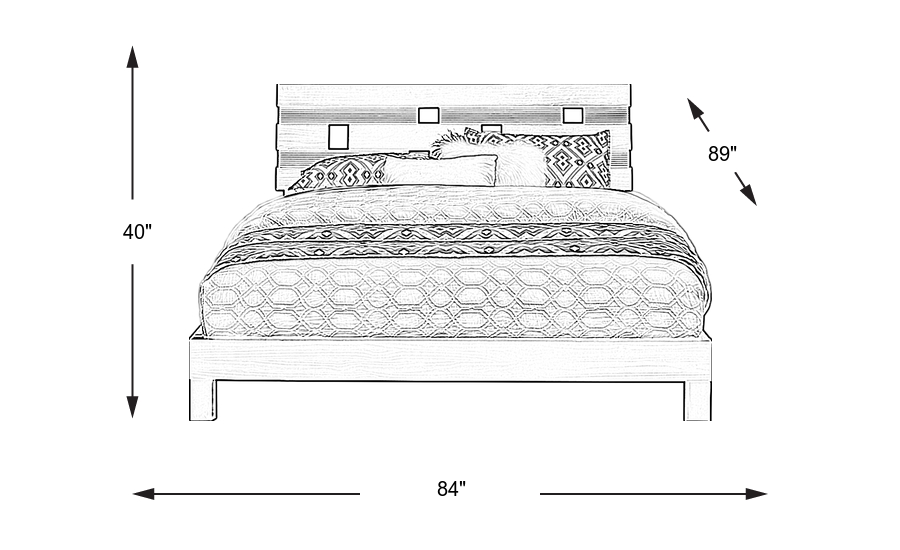 Dimension Image. Please refer to the Dimension Tab on this page for dimension details.