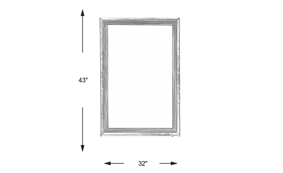Dimension Image. Please refer to the Dimension Tab on this page for dimension details.
