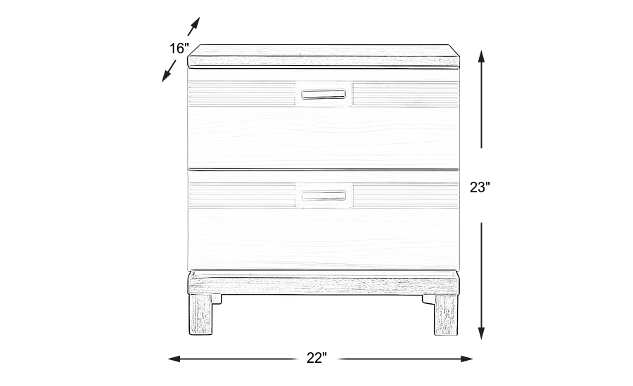 Dimension Image. Please refer to the Dimension Tab on this page for dimension details.