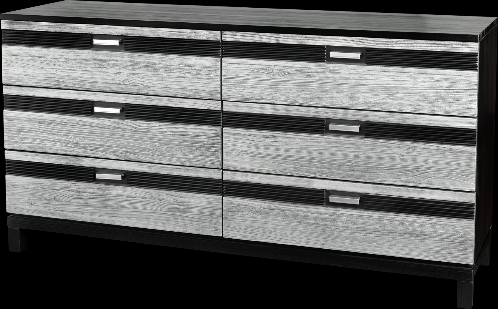 Gardenia Silver 8 Pc King Platform Bedroom - Thumbnail - Image 7