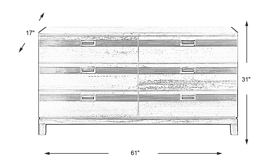 Dimension Image. Please refer to the Dimension Tab on this page for dimension details.