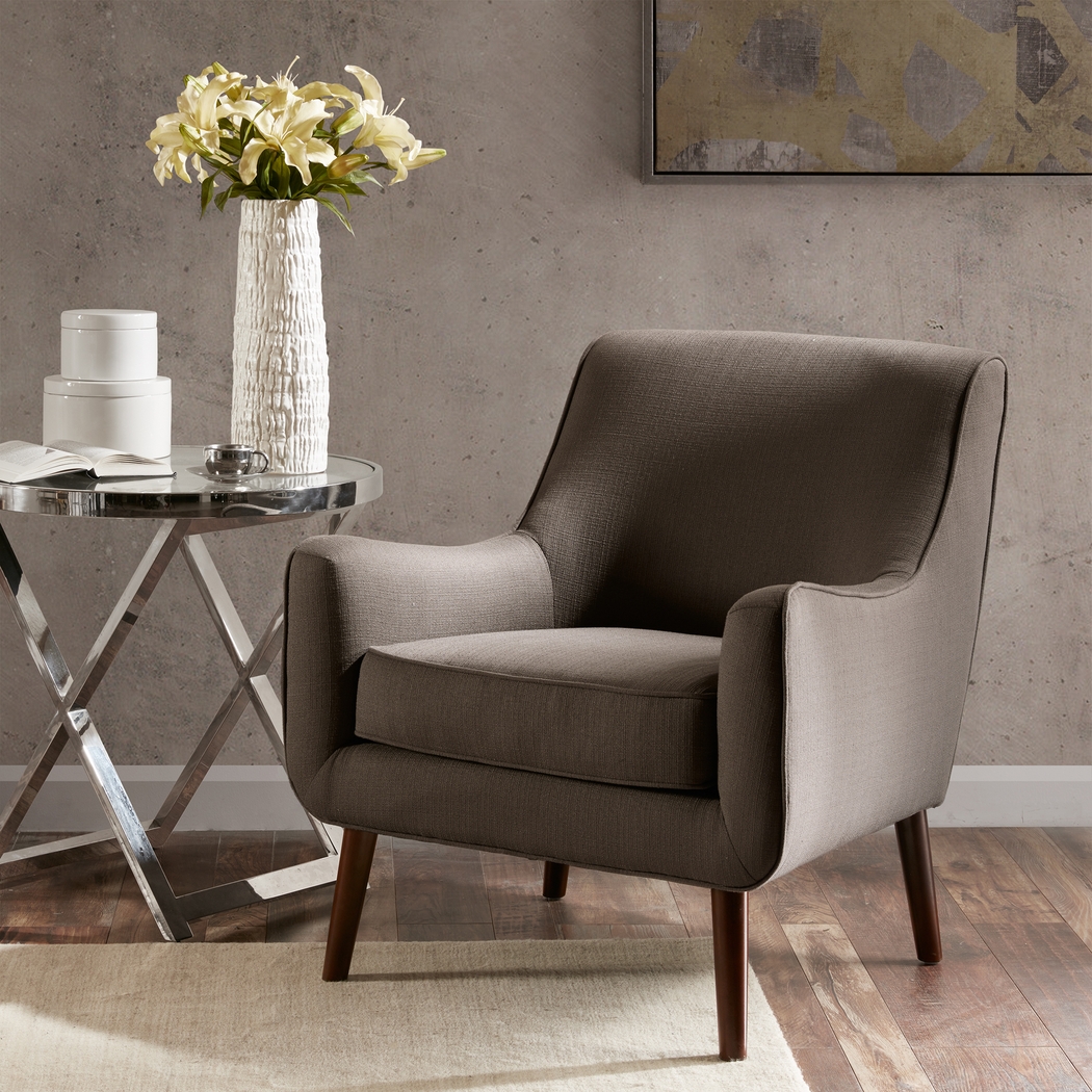 Gardere Gray Accent Chair - Thumbnail - Image 2
