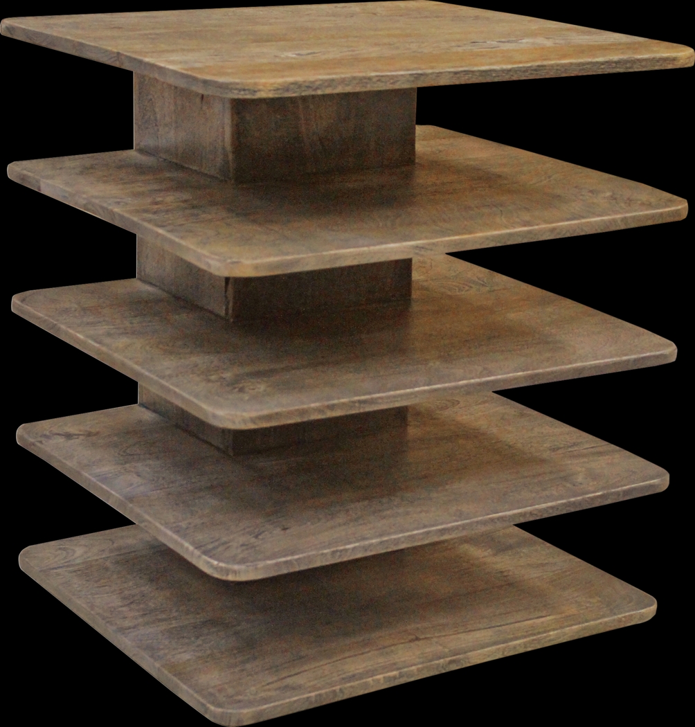 Gardiner Brown Accent Table - Thumbnail - Image 1