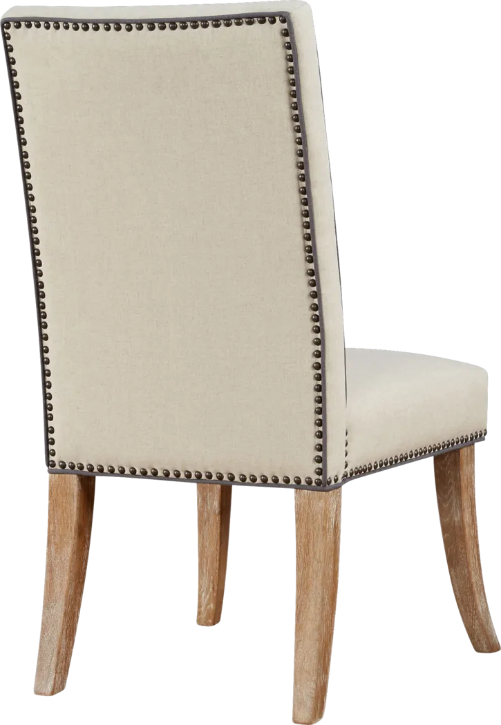 Gareth Beige Dining Chairs ( Set of 2) - Thumbnail - Image 2