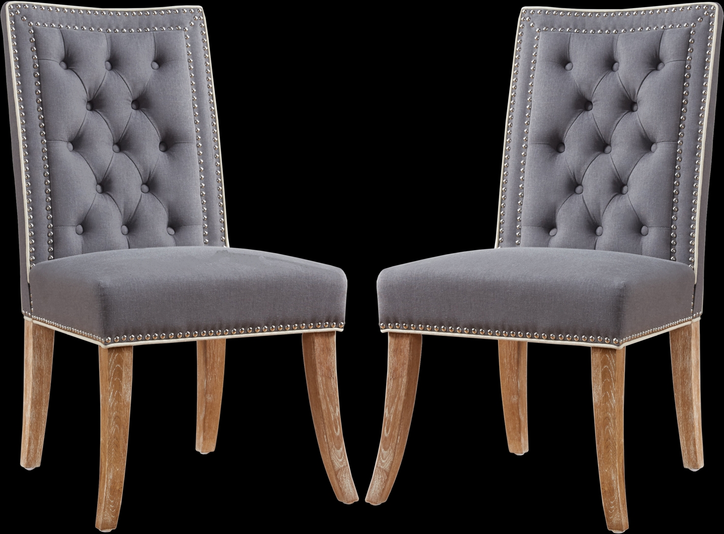 Gareth Gray Dining Chairs (Set of 2) - Thumbnail - Image 1