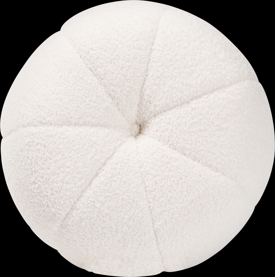 Gargonza Ivory Ottoman - Thumbnail - Image 3