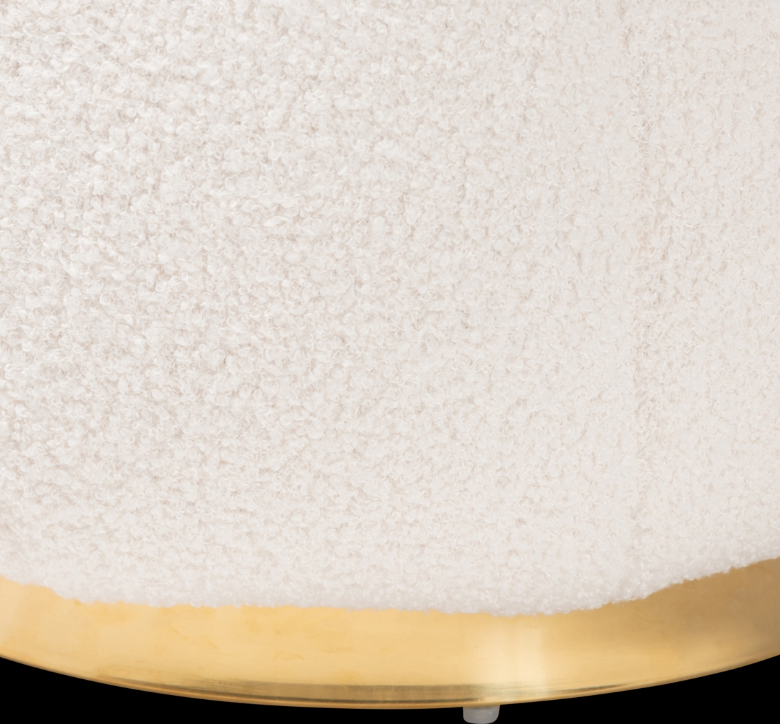 Gargonza Ivory Ottoman - Thumbnail - Image 4