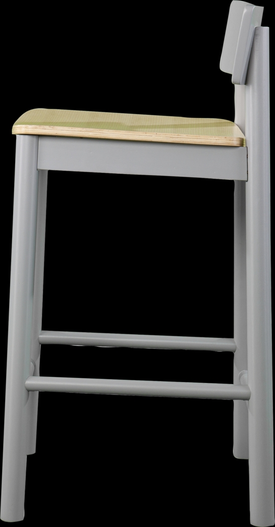 Garig Gray Counter Height Stool, Set of 2 - Thumbnail - Image 2