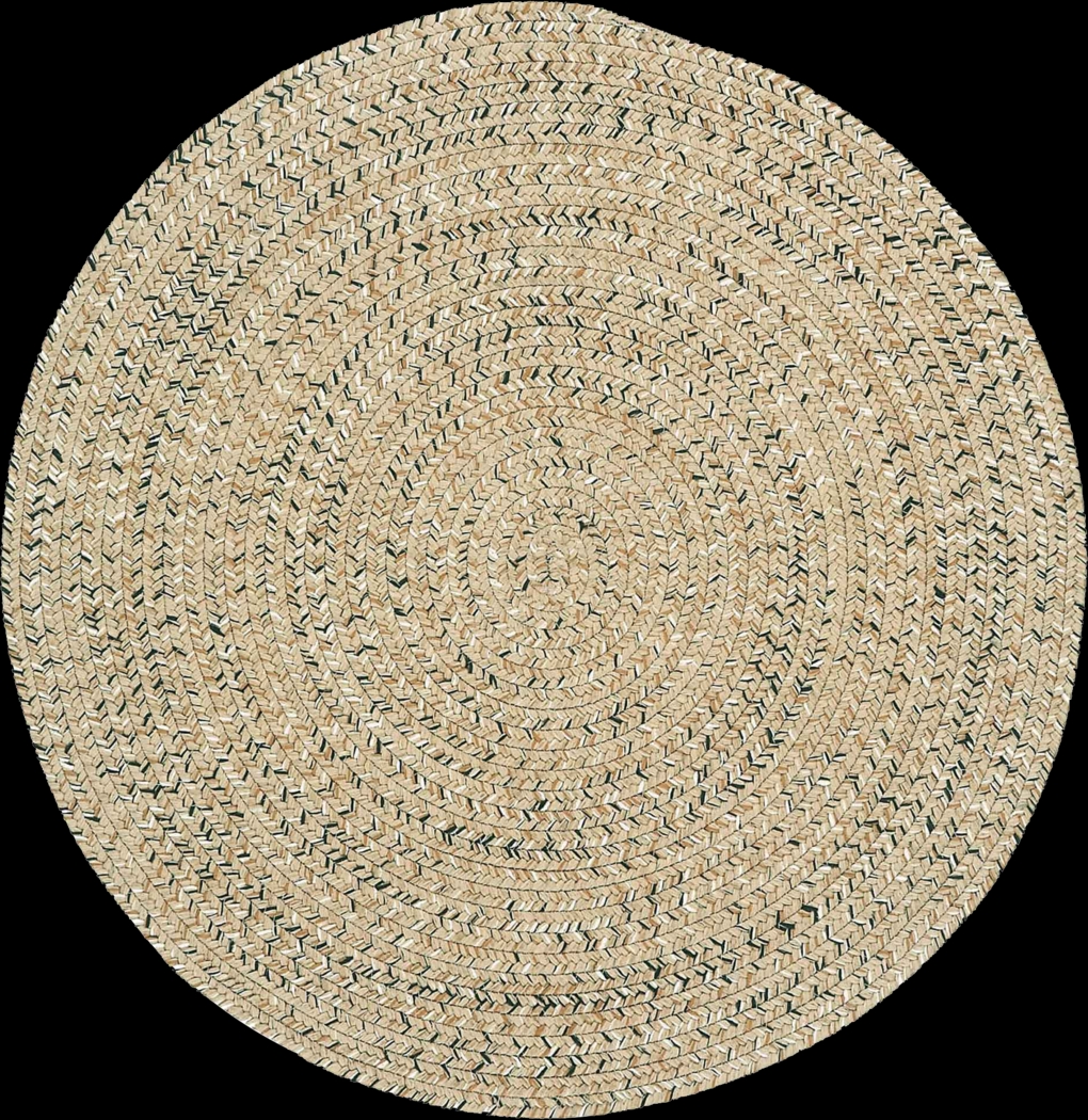 Garkani Beige 5'6 Round Rug - Thumbnail - Image 1