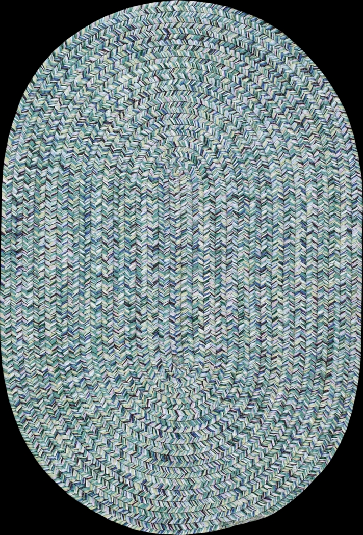 Garkani Blue 3' x 5' Oval Rug - Thumbnail - Image 1